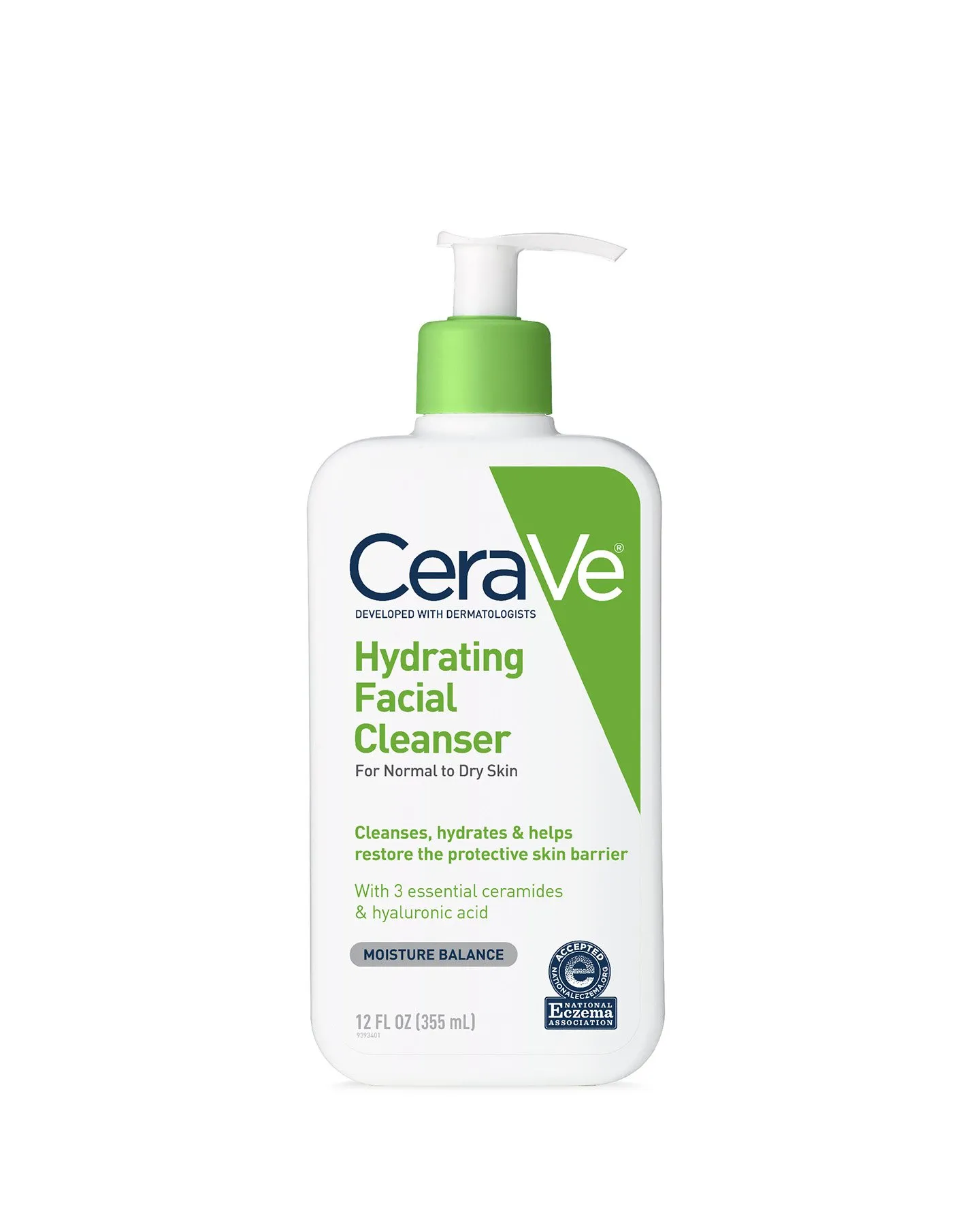 CeraVe Hydrating Cleanser, mild rengöring lämplig vid seborroiskt eksem