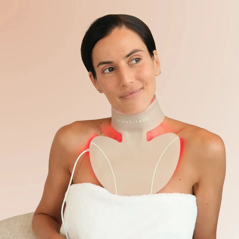 Scandiface Skinboosting LED Collar för hals och dekolletage