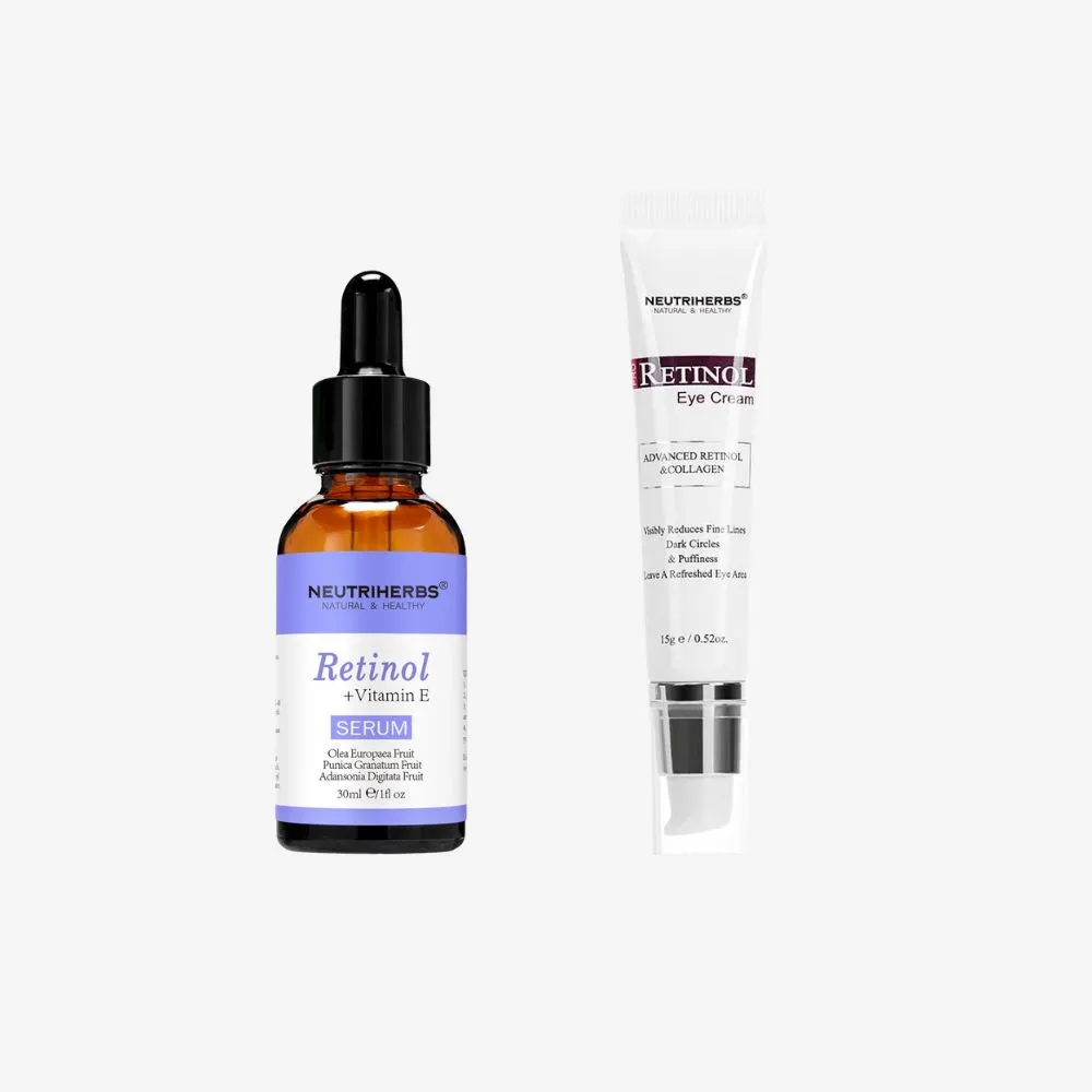 Skinroller Skinroller Retinol Kit, Serum + Ögonkräm